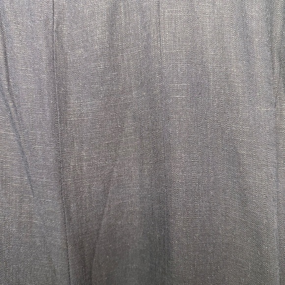 NWOT Halogen Linen Blend Navy Blue Sleeveless Dress Women's Size Large - Picture 5 of 8